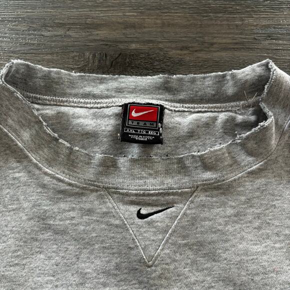 Vintage 90s Nike Center Swoosh Sweatshirt - Picture 2 of 11